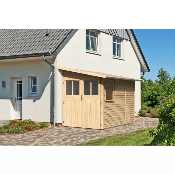 Dřevěný domek KARIBU WANDLITZ 3 (55256) natur LG2729