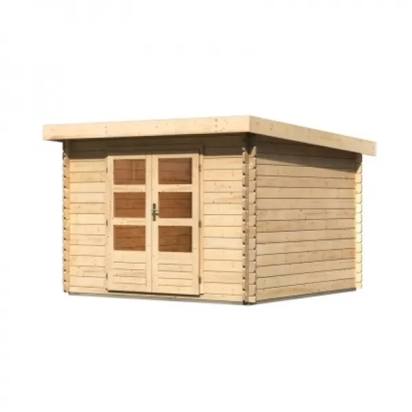 Dřevěný domek KARIBU BASTRUP 5 (73287) natur LG2841