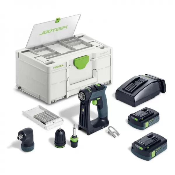 Aku vrtací šroubovák CXS 18V C 2x3,0Ah-Set Festool 576884
