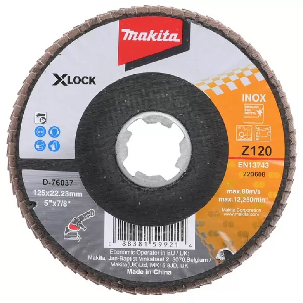 Kotouč lamelový X-Lock 125x22,23mm Z120 Zirkon Makita D-76037