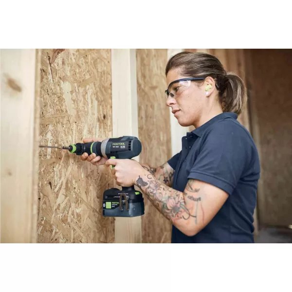 Aku příklepový vrtací šroubovák QUADRIVE TPC 18V 1x5,0 + 1x4,0Ah I-Plus Festool 577651