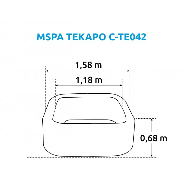 Vířivý bazén MSPA Tekapo C-TE042 Marimex 11400266