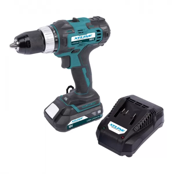 Aku vrtačka 18V 1x2,0 + nabíječka XTLINE XT102705-1B2