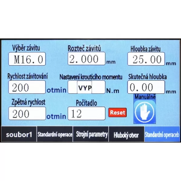 Elektrický závitořez Metallkraft GS 1200-24 E BL
