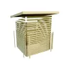 Dřevěný domek KARIBU KERKO 4 (82928) natur LG2964