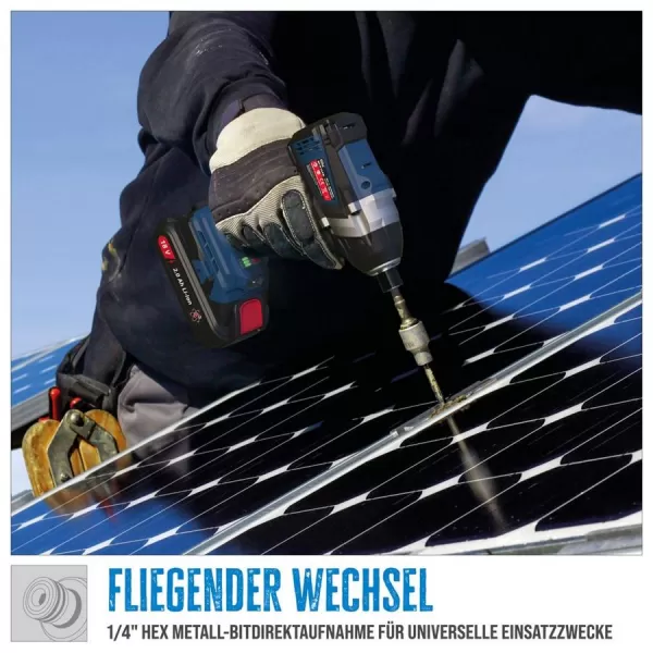 Aku rázový utahovák 18V bez aku Güde 58447