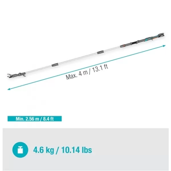 Aku teleskopické nůžky na větve HighCut 360/18V 1x2,0Ah P4A - sada Gardena 14776-20