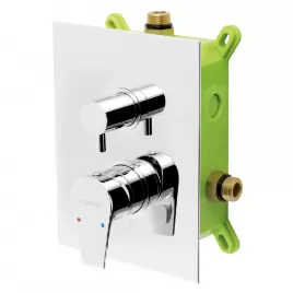Podomítková baterie s boxem 2 vývody VISION X Novaservis BOX42051R,0