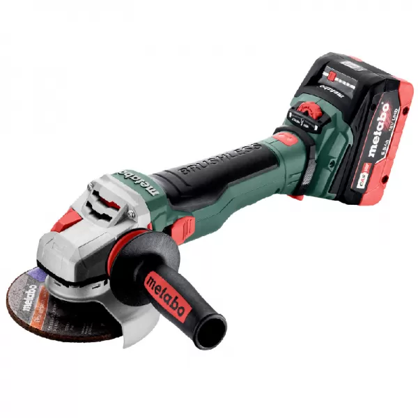 Aku úhlová bruska 18V/2x5,5Ah WVB 18 LTX BL 15-125 Quick, mB Metabo 601731660