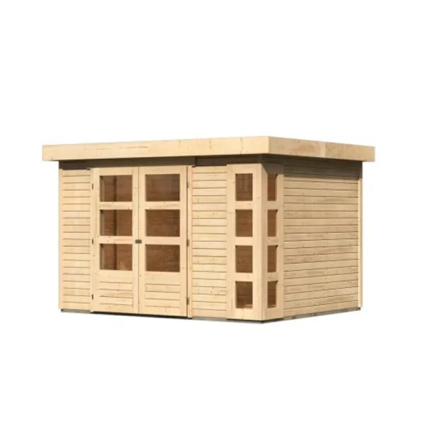 Dřevěný domek KARIBU KERKO 5 (9183) natur LG2981