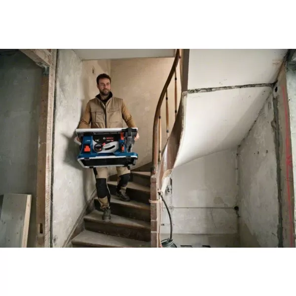 Aku stolní pila BITURBO Bosch GTS 18V-216 + stůl GTA 560 0601B44002