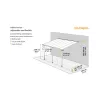 Hliníková (montovaná) pergola Palram Sierra 3000 antracit 3 x 3