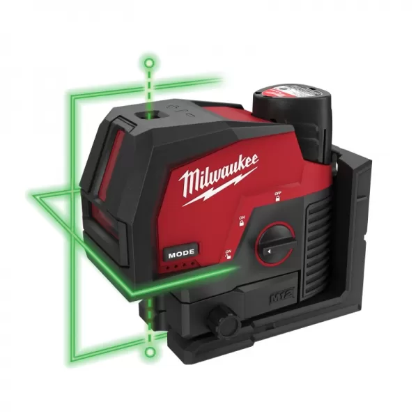 Aku kombinovaný křížový liniovo-bodový laser M12™ 12V 1x3,0Ah Milwaukee M12CLLP-301C