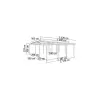 Dvojitý carport KARIBU ECO 2A 62041 LG1880