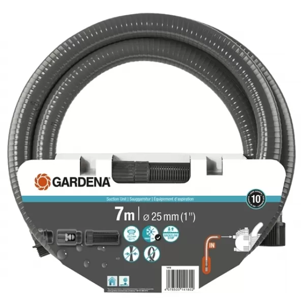 Zahradní čerpadlo 4100 Silent se sací hadicí - sada Gardena 9052-20