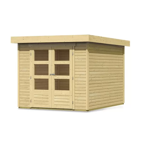 Dřevěný domek KARIBU ASKOLA 3 (73060) natur LG1760