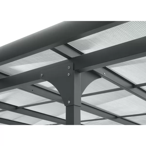 Hliníková pergola LANITPLAST ALU 53 antracit + bronz PC LG4121