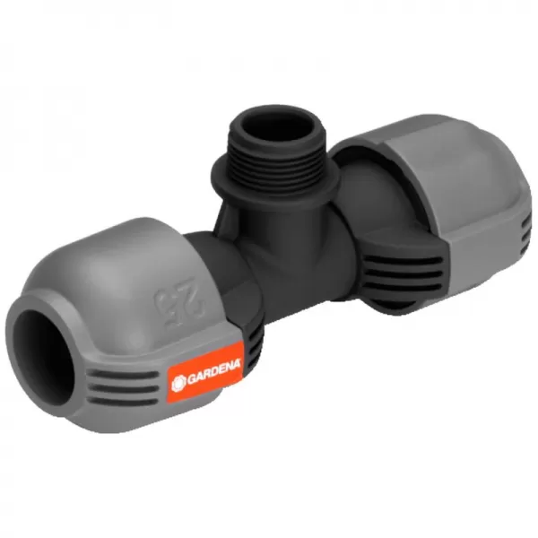 T-kus Gardena 25 mm x vnější závit 3/4" 2787-20