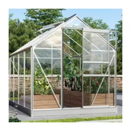Skleník VITAVIA VENUS 2500 čiré sklo 3 mm stříbrný LG1025