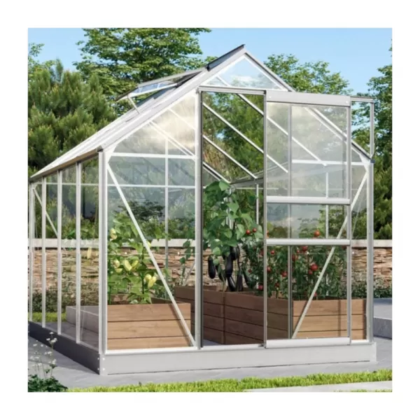 Skleník VITAVIA VENUS 2500 čiré sklo 3 mm stříbrný LG1025
