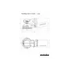 Aku excentrická bruska 12V bez aku Metabo 602035840