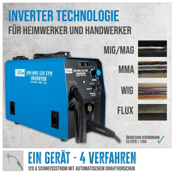 Univerzální svářečka UNI-MIG 125 SYN Güde 20078