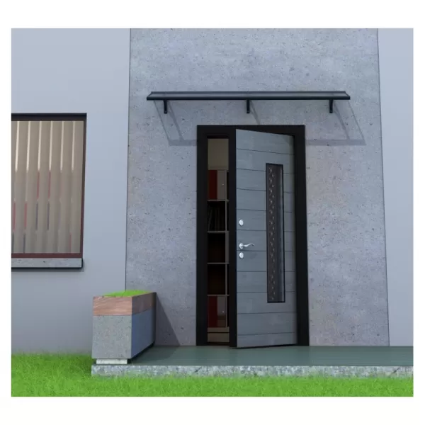 Stříška nad dveře LANITPLAST RUMBA XL 197/54 antracit LG2761