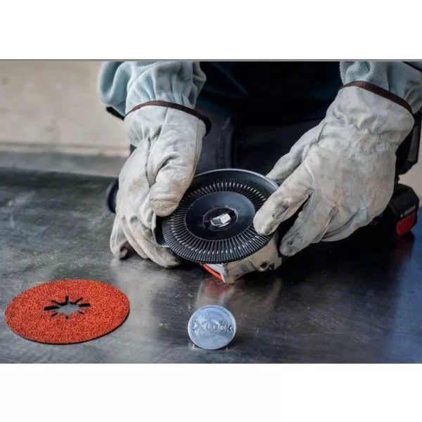 Fíbrové brusné kotouče EXPERT R782 Prisma Ceramic X-LOCK, 115 mm, 22,23 mm, P60, 5 kusů Bosch 2608621805