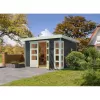 Dřevěný domek KARIBU KERKO 6 (82931) šedý LG2996