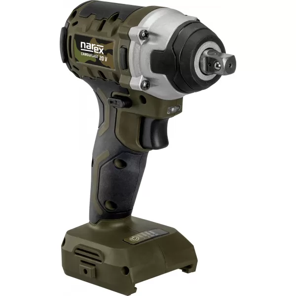 Aku rázový utahovák bez aku 20V Narex Camouflage CSR 350-3S Basic Box