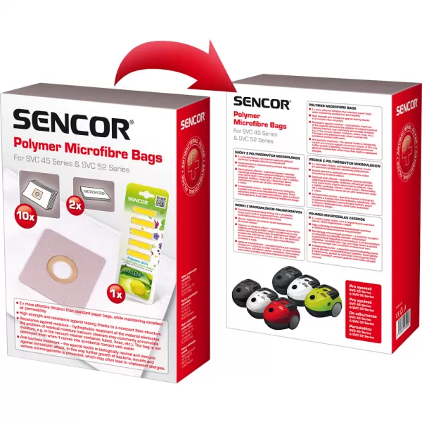 Sáčky (10ks) + vůně (5ks) SENCOR SVC 45/52