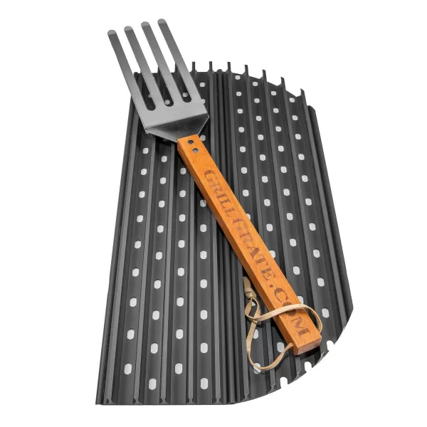 Grilovací rošt 61 cm s grilovací obracečkou GRILLGRATE pro Kamado