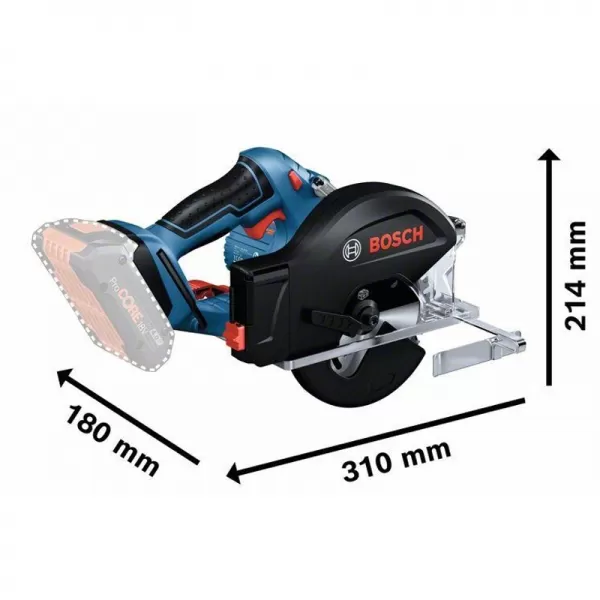 Aku okružní pila 18V 2x5,0Ah Bosch GKM 18V-50 06016B8002