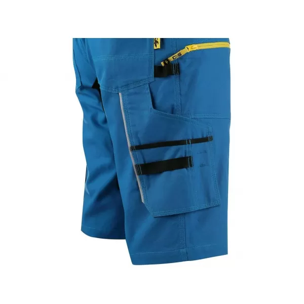 Kraťasy Canis CXS STRETCH, pánské, středně modré-černé