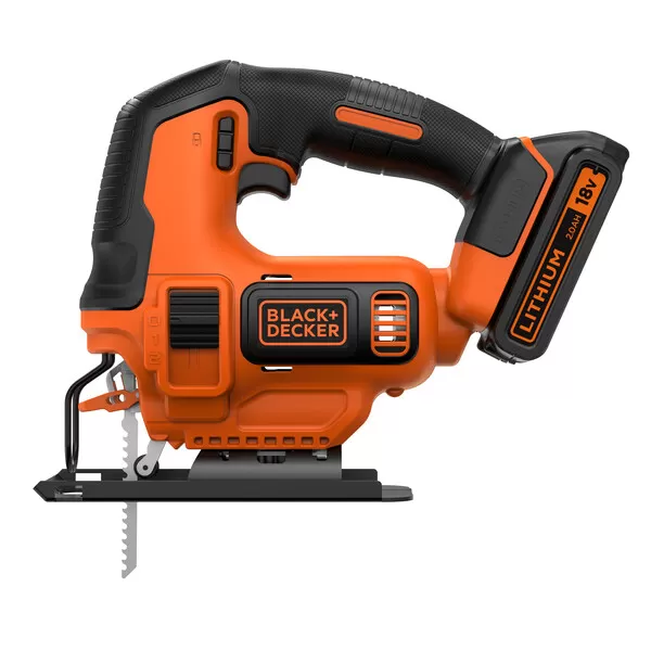 Aku přímočará pila s předkmitem 18V 1x2,0Ah Black&Decker BDCJS18