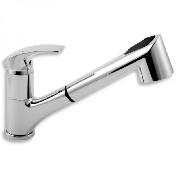Dřezová teleskopická baterie Metalia 57 chrom Novaservis 57081,0