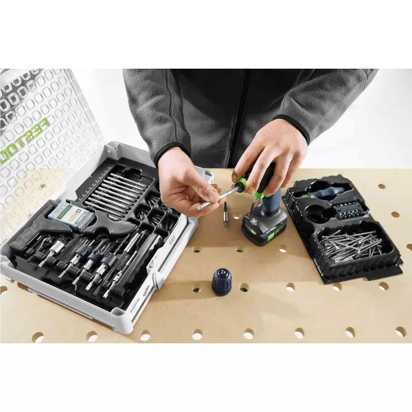 Aku vrtací šroubovák TXS 12V 2x2,5Ah-Set Festool 576874