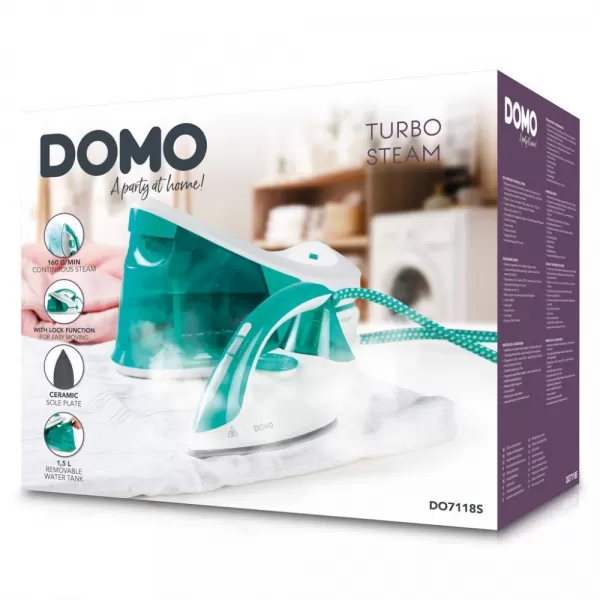 Parní žehlička s čerpadlem 6,5 bar DOMO DO7118S
