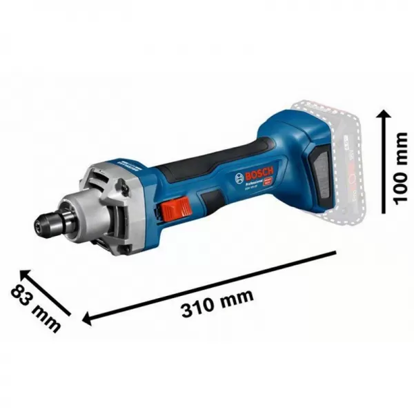 Aku přímá bruska bez aku Bosch GGS 18V-20 0 601 9B5 401