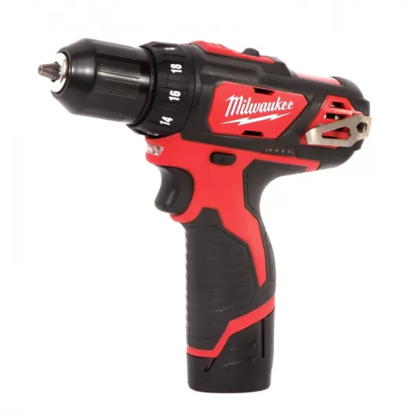 Aku kompaktní vrtačka/šroubovák M12™ 12V 2x2,0Ah Milwaukee M12BDD-202X