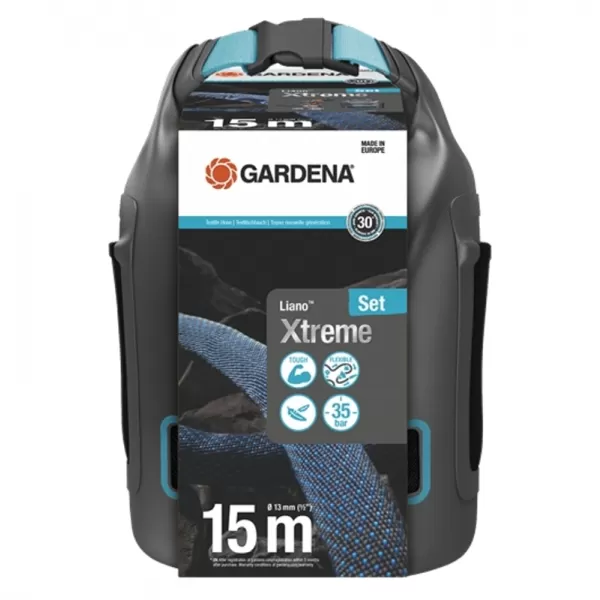 Textilní hadice Liano Xtreme 15 m - sada s taškou Gardena 18468-20
