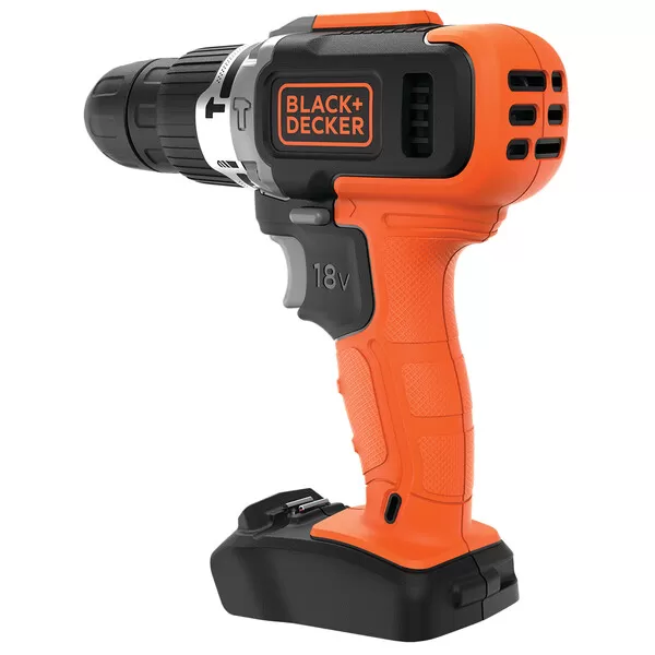 Aku příklepová dvourychlostní vrtačka 18V bez aku Black&Decker BCD003N