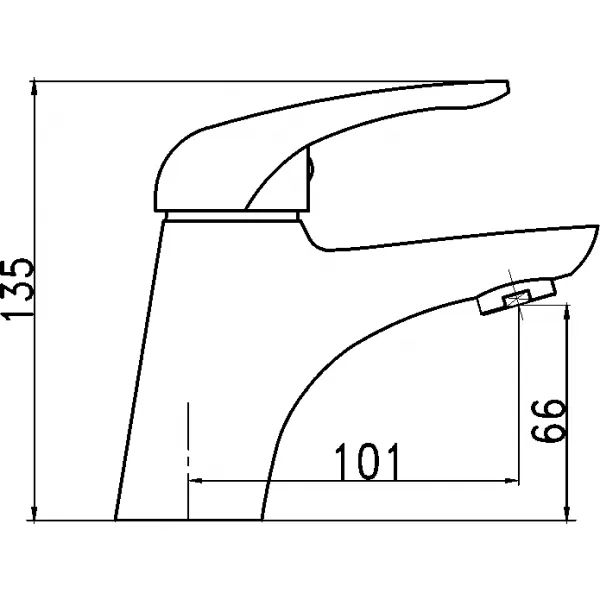 Umyvadlová baterie s výpustí Titania Hit chrom Novaservis 95501,0