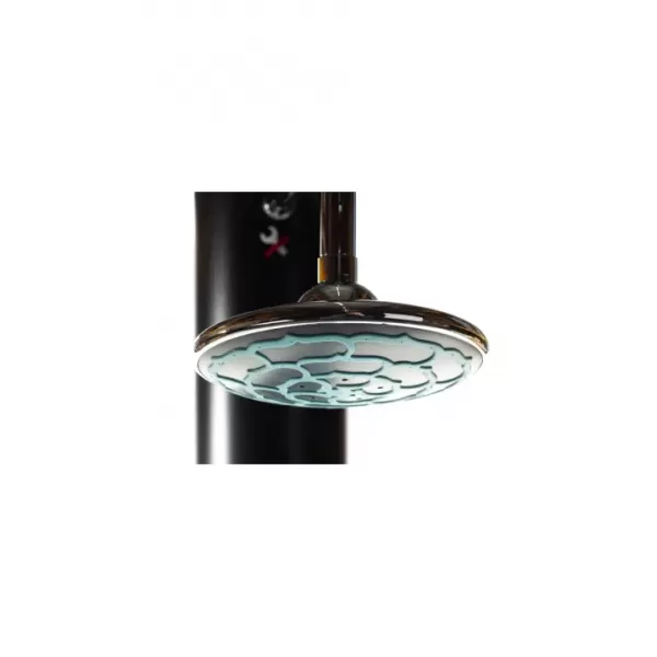 Solární sprcha vč. teploměru s dlouhou hlavicí Hawaj Uno 38 l černá 70556002