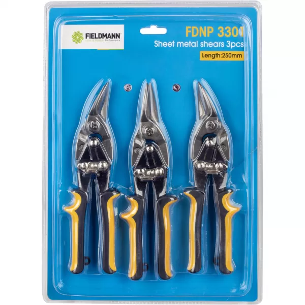 Nůžky na plech 3ks FIELDMANN FDNP 3301