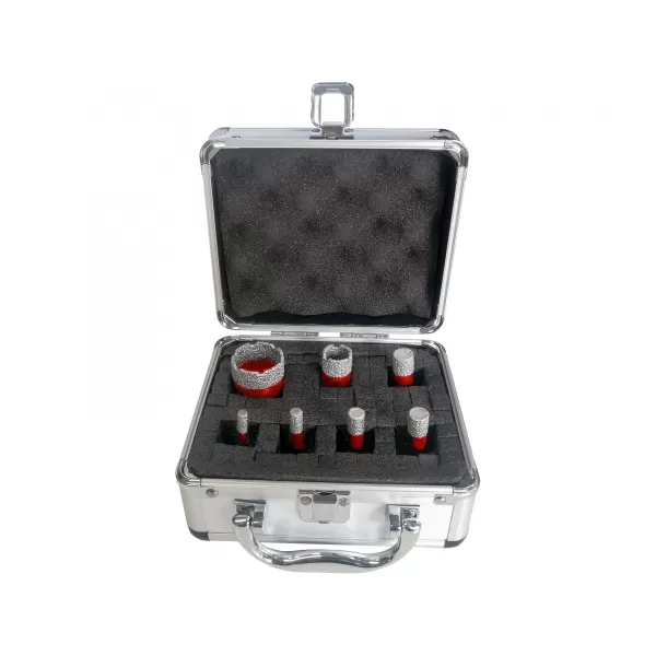 Sada 7ks vykružovacích diamantových korunek EXTOL PREMIUM 8802991