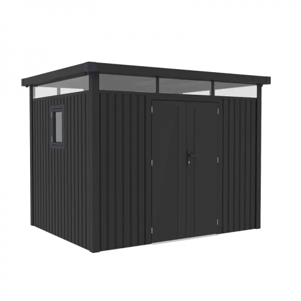 Plechový domek LANITPLAST MARBURG 108 ANTRACIT LG4018