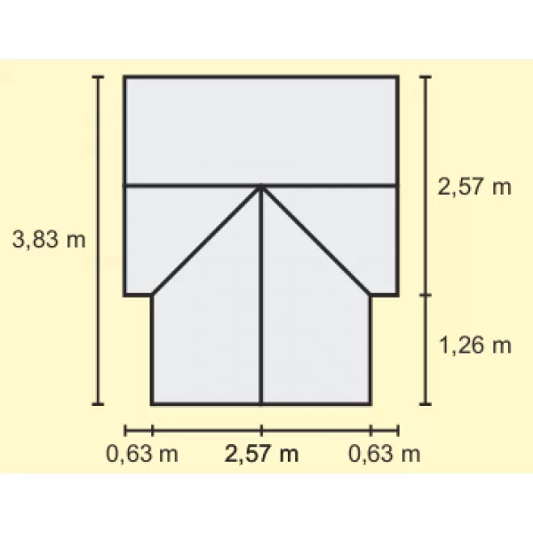 Skleník VITAVIA SIRIUS čiré sklo 3 mm stříbrný