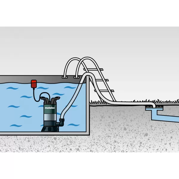 Ponorné čerpadlo na znečištěnou vodu PS 15000 S Metabo 0251500000