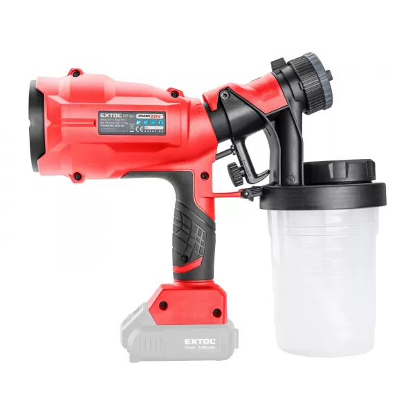 Aku stříkací pistole HVLP 20V bez aku Extol Premium 8891863
